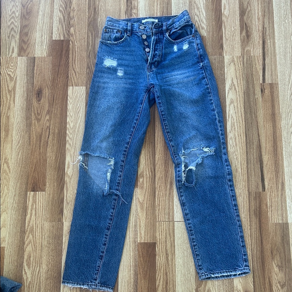 PacSun Distressed Dad Jean